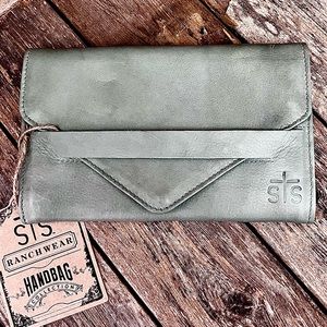 sTs Ranchwear Envelope Wallet in “Smoke” NWT